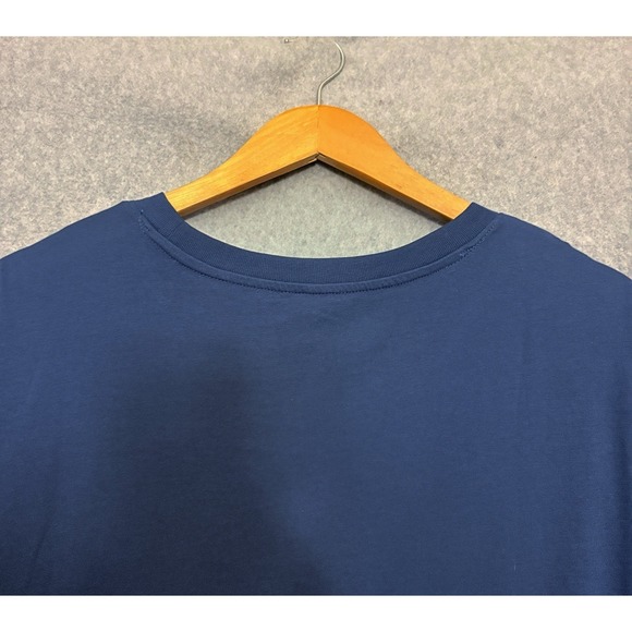 Pact 100% Organic Cotton T Shirt Dress Size XL Minimalist Casual Pocket Navy - Picture 5 of 9